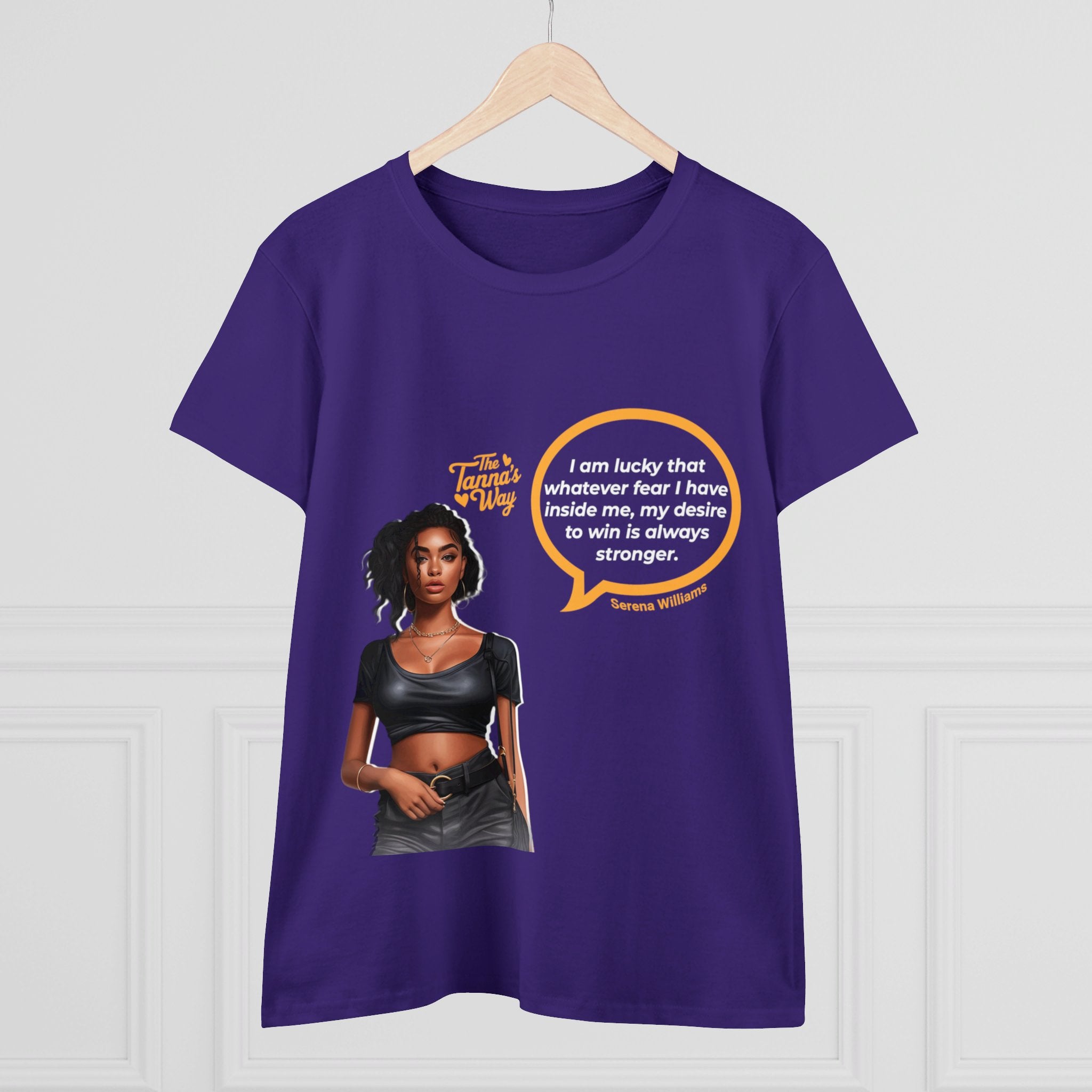 Serena Williams | Women's Midweight Cotton Tee